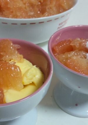 デザート等に♬グレープフルーツの砂糖漬け-レシピのメイン写真