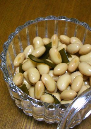 圧力鍋で簡単和食　大豆と昆布の煮物♪-レシピのメイン写真