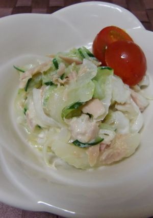 食べやすい！セロリのツナマヨサラダ☆-レシピのメイン写真