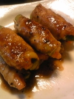 焼き肉のタレで簡単!豚肉の野菜巻き☆-レシピのメイン写真