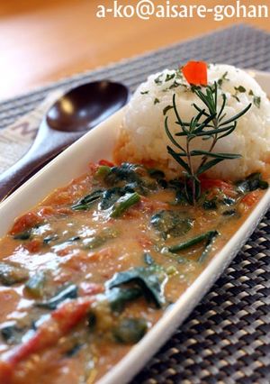 豆乳トマトカレー“５分で完成！時短ワザ”-レシピのメイン写真