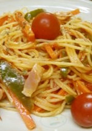 フライパンひとつで☆トマトソースパスタ-レシピのメイン写真