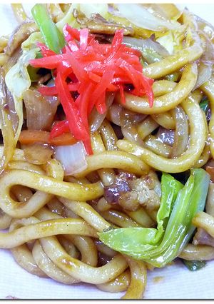 春キャベツたっぷり♪ソース焼きうどん♪-レシピのメイン写真