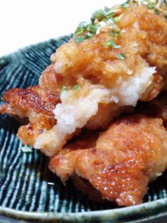 **おろしのせ焼き唐揚げ**-レシピのメイン写真