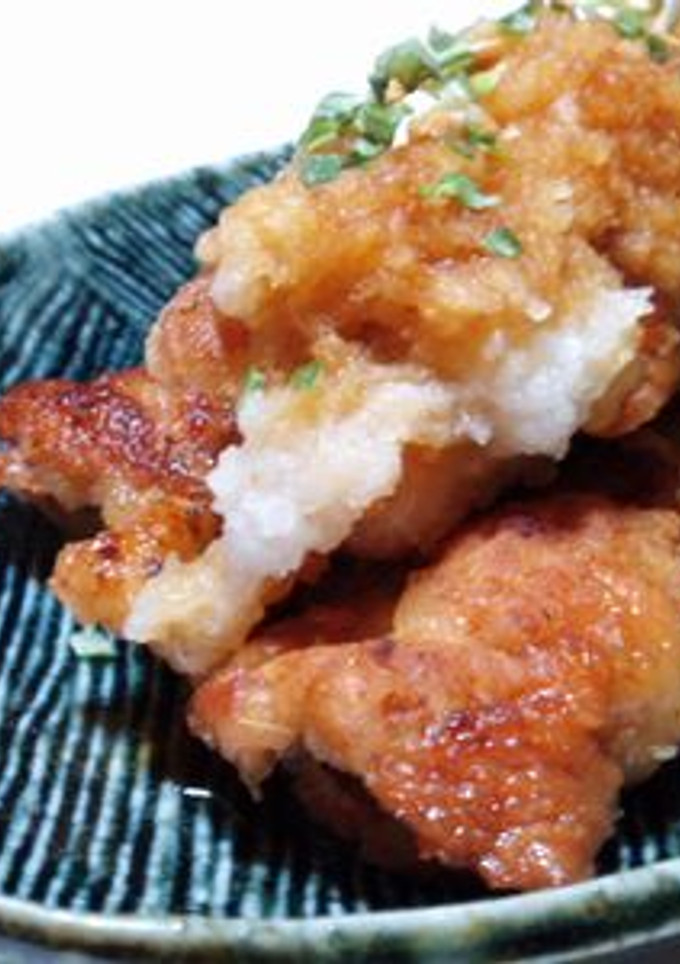 **おろしのせ焼き唐揚げ**-レシピのメイン写真