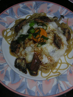 鰯蒲焼缶のとろろパスタ-レシピのメイン写真