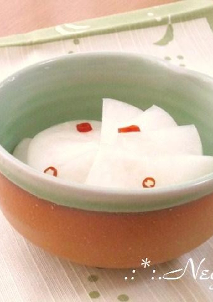 ∮ ほんだしで✰彡大根の浅漬け風 ∮-レシピのメイン写真