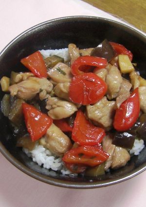 野菜たっぷり鳥照り丼☆-レシピのメイン写真