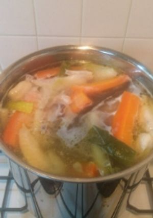 鶏がらスープ-レシピのメイン写真