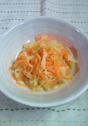節約うまうま　　人参と大根の炒め物-レシピのメイン写真