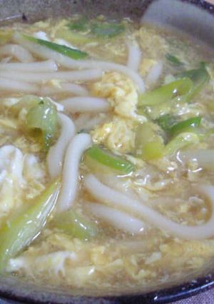 生姜あんかけ卵とじうどん-レシピのメイン写真