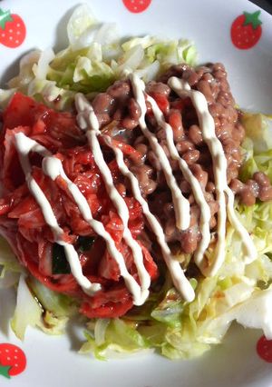 キャベ玉納豆キムチーズ-レシピのメイン写真