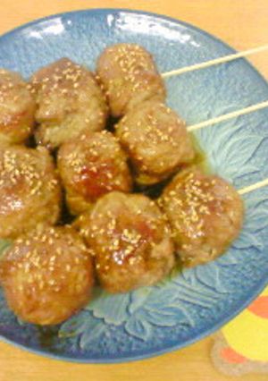 花より団子❀焼肉のたれで肉巻きおにぎりキャラ弁ランチ-レシピのメイン写真