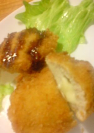 超簡単！鶏むね肉のチーズチキンカツ-レシピのメイン写真