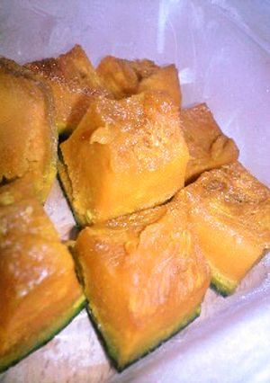 レンジで簡単☆時短かぼちゃの煮付け-レシピのメイン写真