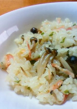 しめじとベーコンの炊き込みピラフ　-レシピのメイン写真