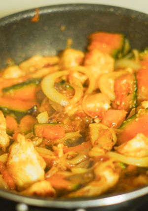 漢のかぼちゃと鶏むね肉のうまいやつ-レシピのメイン写真