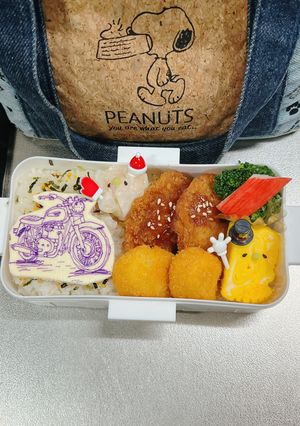 高校男子弁当 キャラ弁 バイク-レシピのメイン写真