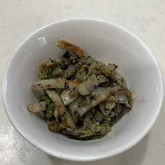 รูปของ 10分でできる！白菜とちくわの胡麻和え