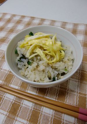 わかめとしらすの炊き込みごはん☆-レシピのメイン写真
