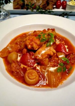 炊飯器ｄｅお手軽チキンカレートマト煮-レシピのメイン写真