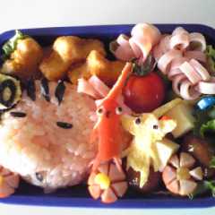 キャラ弁♪ピクミン＆オリマー♪-レシピのメイン写真