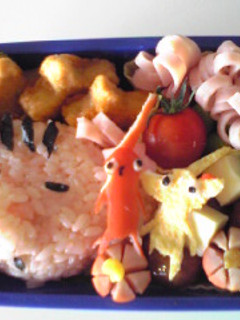 キャラ弁♪ピクミン&オリマー♪-レシピのメイン写真
