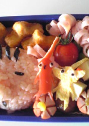 キャラ弁♪ピクミン&オリマー♪-レシピのメイン写真
