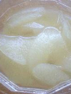 梨のシロップ煮 -レシピのメイン写真