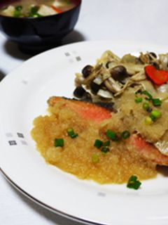 やさしい味~ 鮭のみぞれ煮-レシピのメイン写真