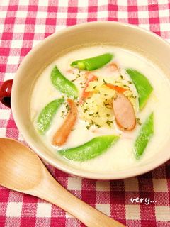 ★白菜の簡単あっさりまろやか豆乳スープ★-レシピのメイン写真
