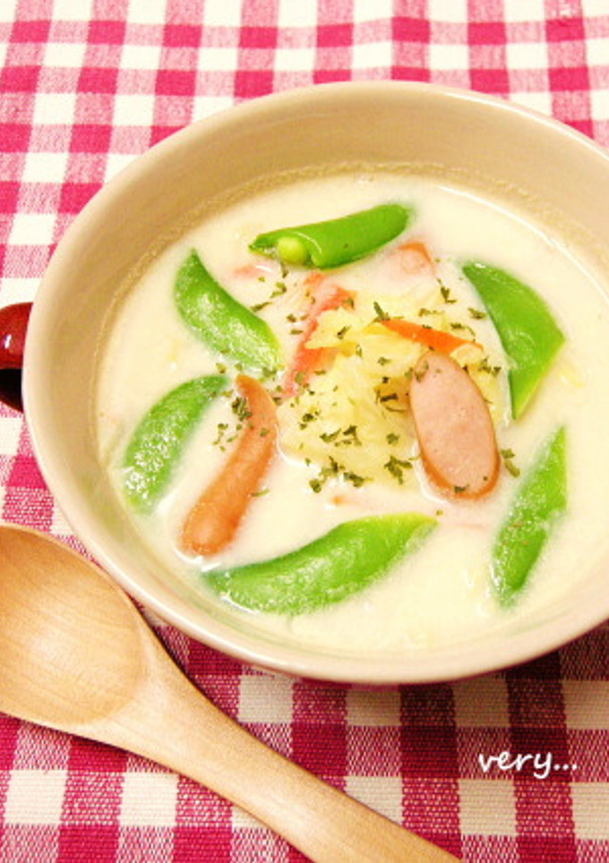 ★白菜の簡単あっさりまろやか豆乳スープ★-レシピのメイン写真