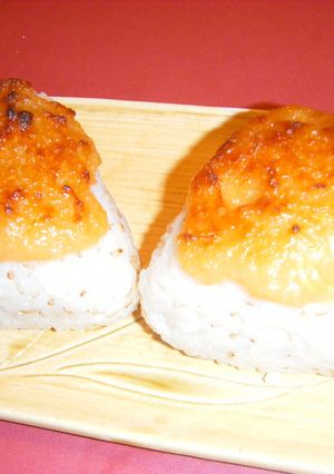 焼きみそおにぎり〈酒の肴にも～）-レシピのメイン写真