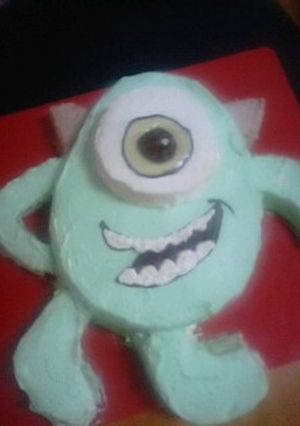 キャラｹｰｷ☆ﾓﾝｽﾀｰｽﾞｲﾝｸマイク-レシピのメイン写真