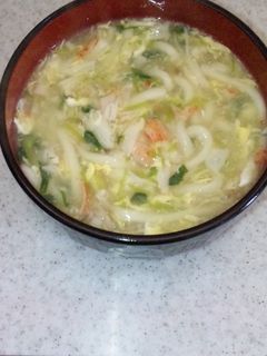 簡単!卵うどんランチ(親子分)-レシピのメイン写真
