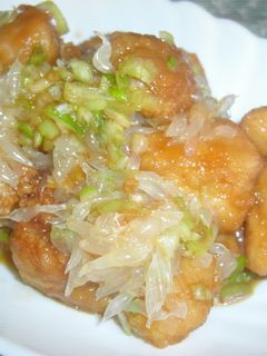 鶏のから揚げグレープフルーツあえ-レシピのメイン写真