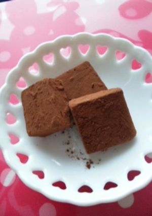 滑らか生チョコ-レシピのメイン写真
