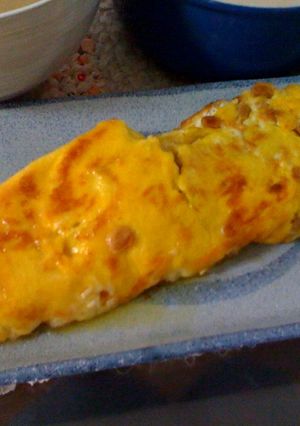 ふわふわ納豆オムレツ-レシピのメイン写真