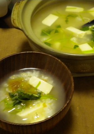材料5つ！　簡単さっぱり梅雑炊-レシピのメイン写真