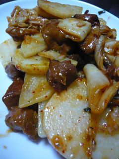 10分焼き鳥缶で楽ちん☆山芋キムチ炒め☆-レシピのメイン写真