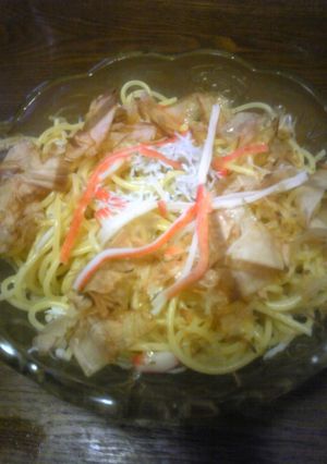 シラスと蟹カマの冷製パスタ＠柚子胡椒風味-レシピのメイン写真