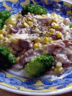 豚肉ととうもろこしのクリーム煮-レシピのメイン写真