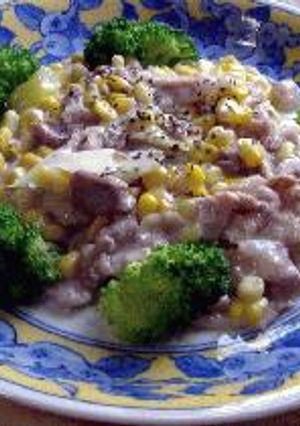 豚肉ととうもろこしのクリーム煮-レシピのメイン写真