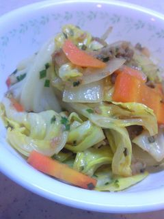 餃子の具で野菜炒め-レシピのメイン写真