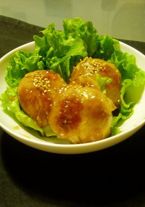 簡単！ボリューム肉巻きボール-レシピのメイン写真