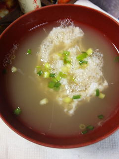 簡単!卵の白身でお吸い物♪-レシピのメイン写真