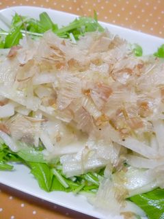 大根と水菜の梅サラダ-レシピのメイン写真