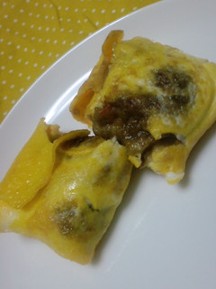 □残ったカレーで卵焼き□-レシピのメイン写真