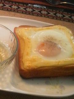 簡単朝食トースト!まよたま-レシピのメイン写真