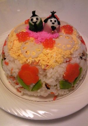 ひなまつり♪ちらしケーキ-レシピのメイン写真